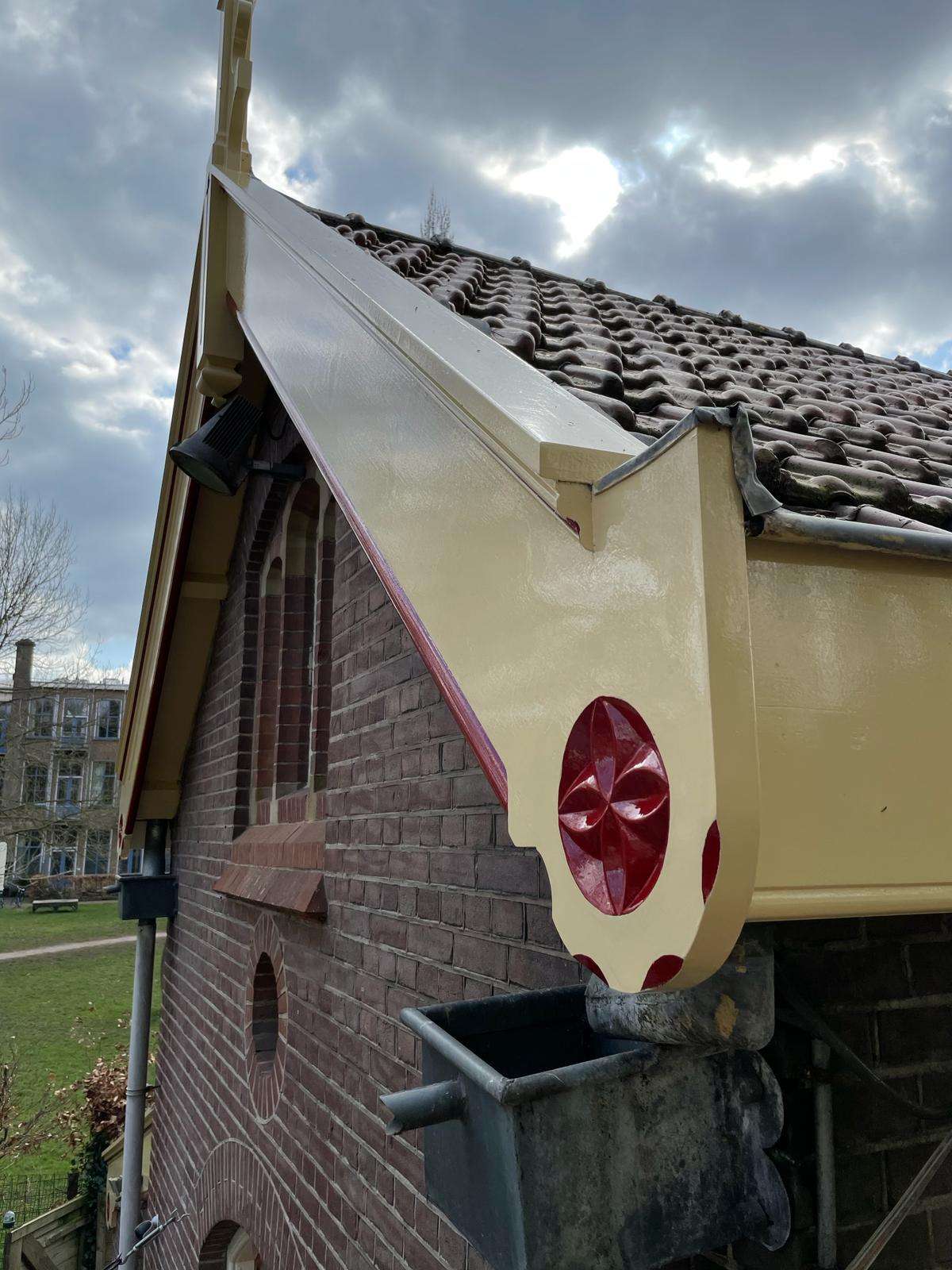 houtwerk schilderen buiten